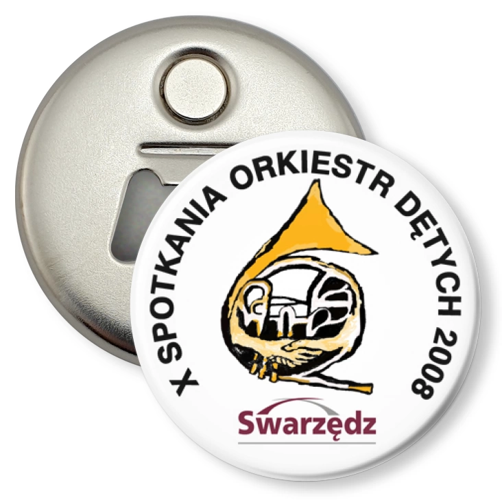 przypinka otwieracz-magnes Spotkania Orkiestr Dętych