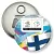 Przypinka otwieracz-magnes 300 dni do Euro - II Piłkarska Gra Miejska - Finlandia