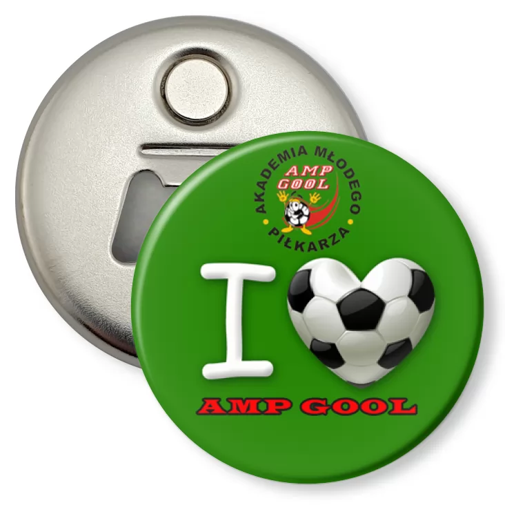 przypinka otwieracz-magnes AMP GOOL