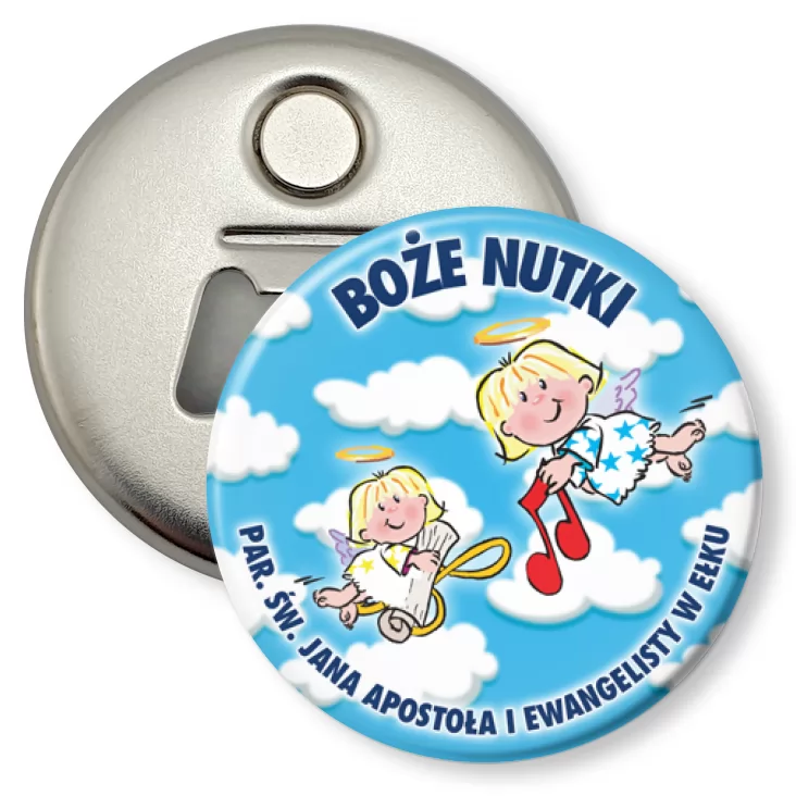 przypinka otwieracz-magnes Boże Nutki