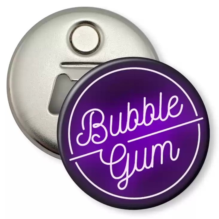 przypinka otwieracz-magnes Bubble Gum