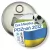 Przypinka otwieracz-magnes Gra Miejska - Poznań 2012 - Ukraina