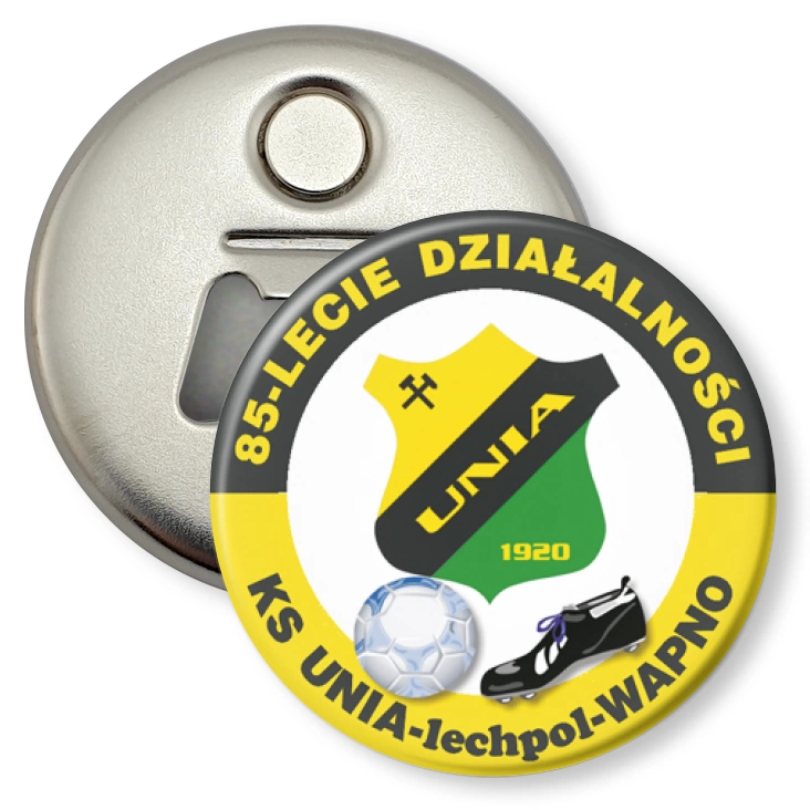 przypinka otwieracz-magnes KS UNIA - lechpol - WAPNO