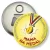 Przypinka otwieracz-magnes Mama na medal