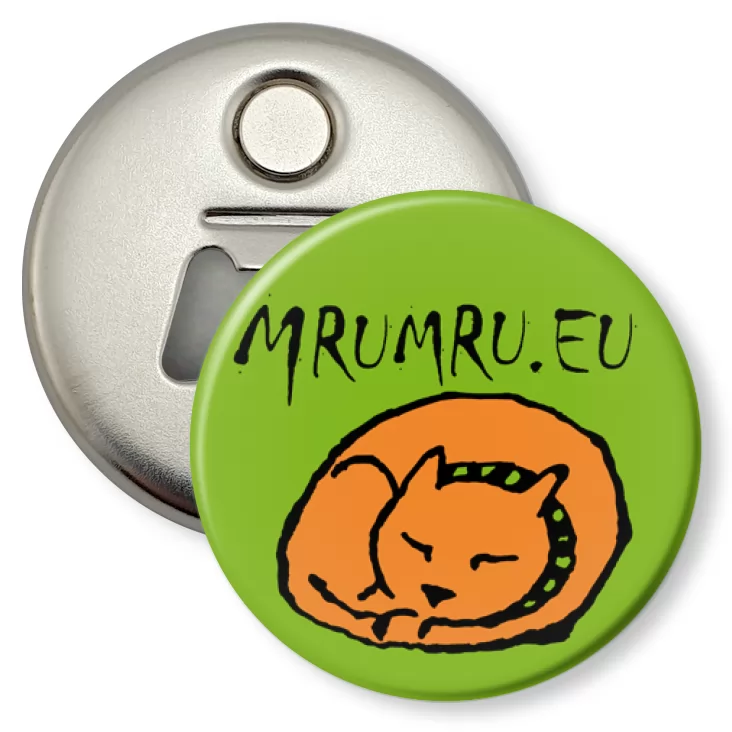 przypinka otwieracz-magnes mrumru.pl