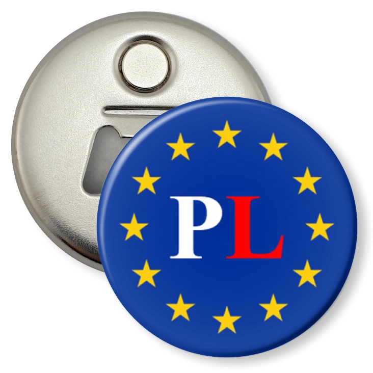 przypinka otwieracz-magnes PL
