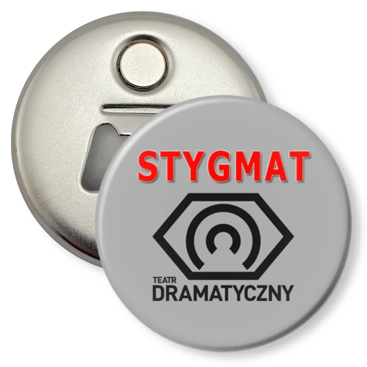 przypinka otwieracz-magnes Teatr Dramatyczny C