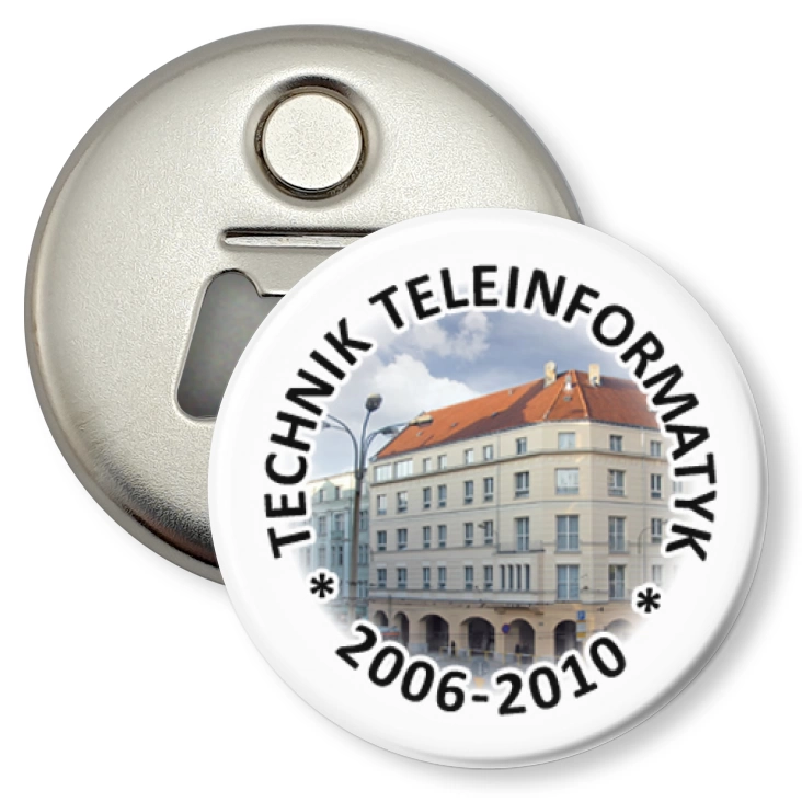 przypinka otwieracz-magnes ZSK Technik Teleinformatyk
