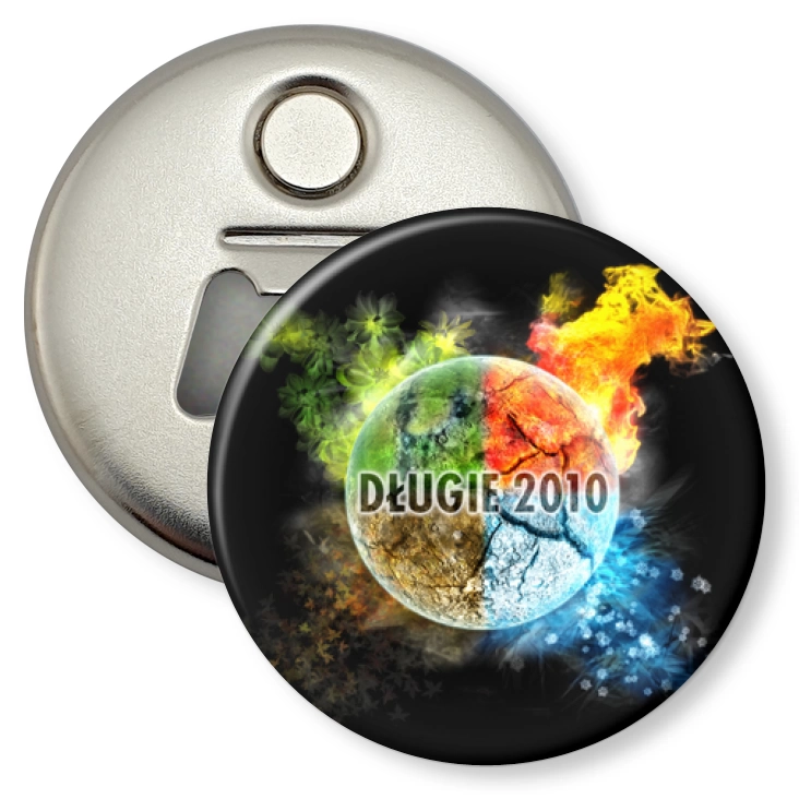 przypinka otwieracz-magnes Długie 2010