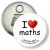 Przypinka otwieracz-magnes I love maths - Matura 2013