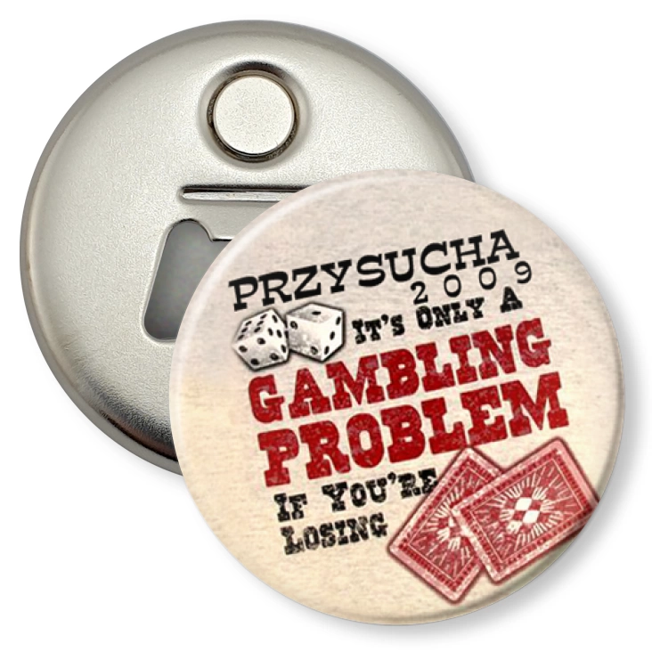 przypinka otwieracz-magnes Przysucha 2009