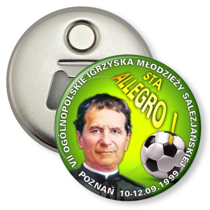 przypinka otwieracz-magnes STA Allegro