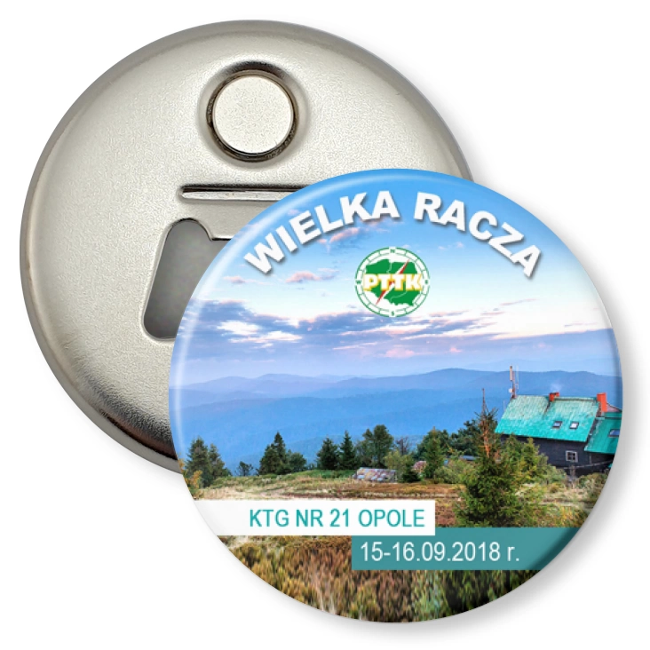 przypinka otwieracz-magnes Wielka Racza