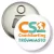 Przypinka otwieracz-magnes Couchsurfing Pomorskie