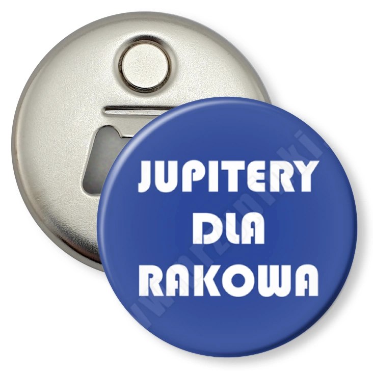 przypinka otwieracz-magnes Jupitery