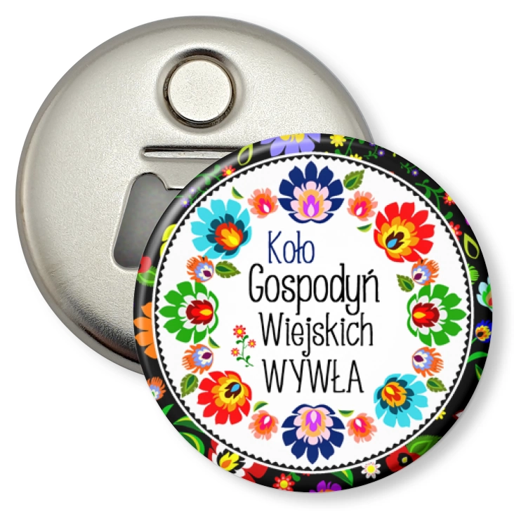 przypinka otwieracz-magnes KGW Wywła
