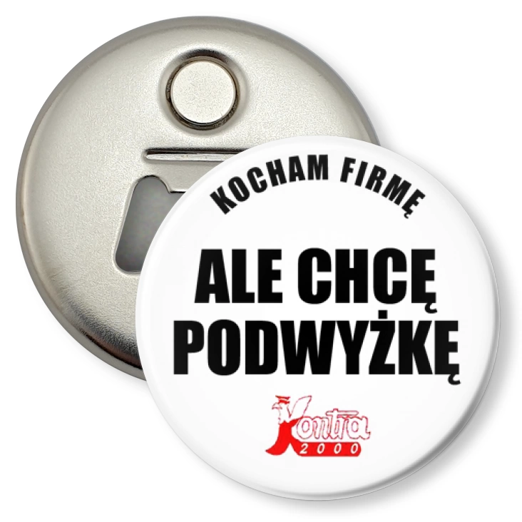 przypinka otwieracz-magnes Kontra 2000