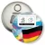 Przypinka otwieracz-magnes 300 dni do Euro - II Piłkarska Gra Miejska - Niemcy