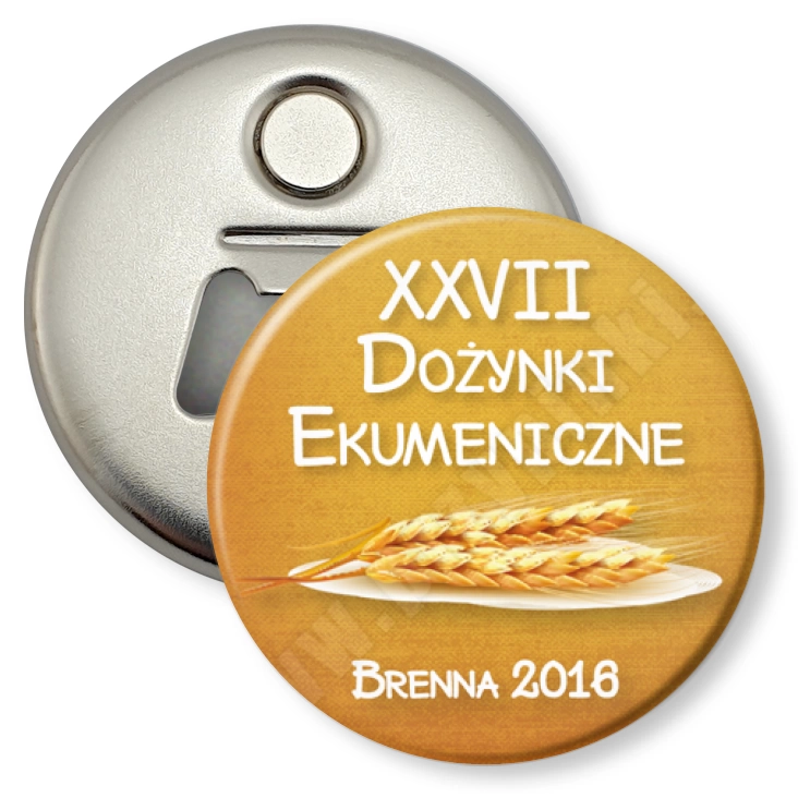 przypinka otwieracz-magnes Brenna 2016