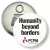 Przypinka otwieracz-magnes Humanity beyond borders