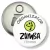 Przypinka otwieracz-magnes I love Zumba Fitnes - organizator