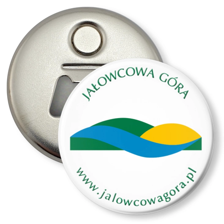 przypinka otwieracz-magnes Jałowcowa Góra