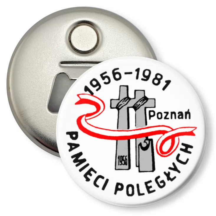 przypinka otwieracz-magnes Pamięci Poległych