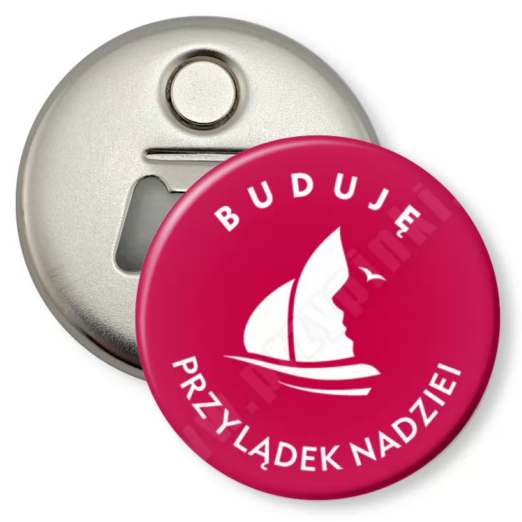 przypinka otwieracz-magnes Przylądek Nadziei