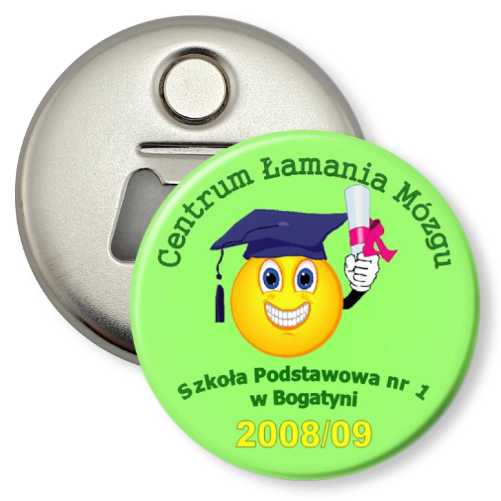 przypinka otwieracz-magnes SP w Bogatyni