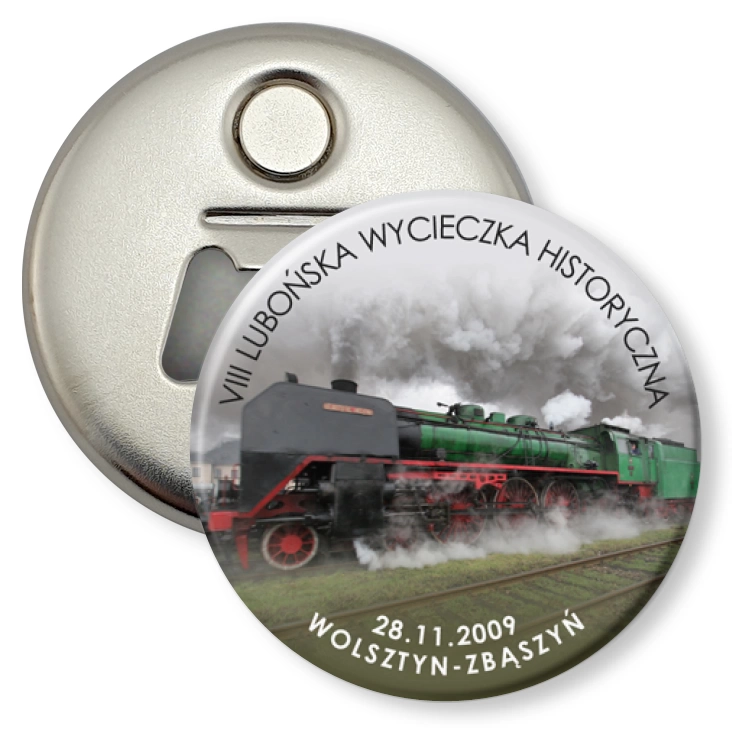 przypinka otwieracz-magnes VIII Lubońska Wycieczka Historyczna
