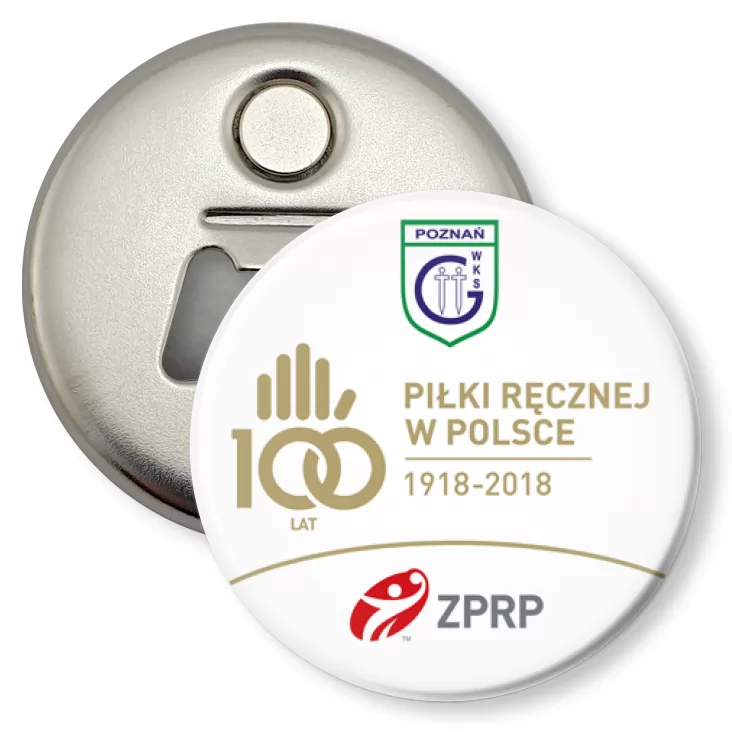 przypinka otwieracz-magnes WKS Grunwald
