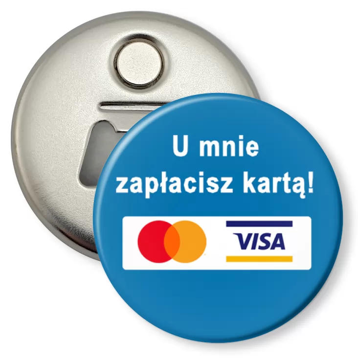 przypinka otwieracz-magnes Koleje Wielkopolskie