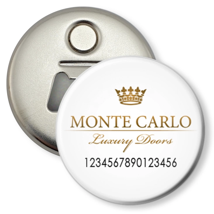 przypinka otwieracz-magnes Monte Carlo