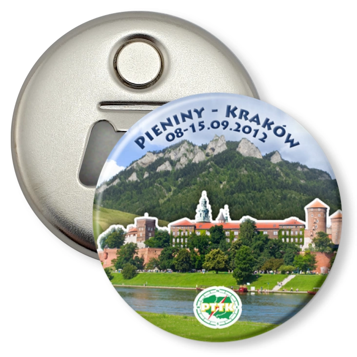przypinka otwieracz-magnes Pieniny - Kraków