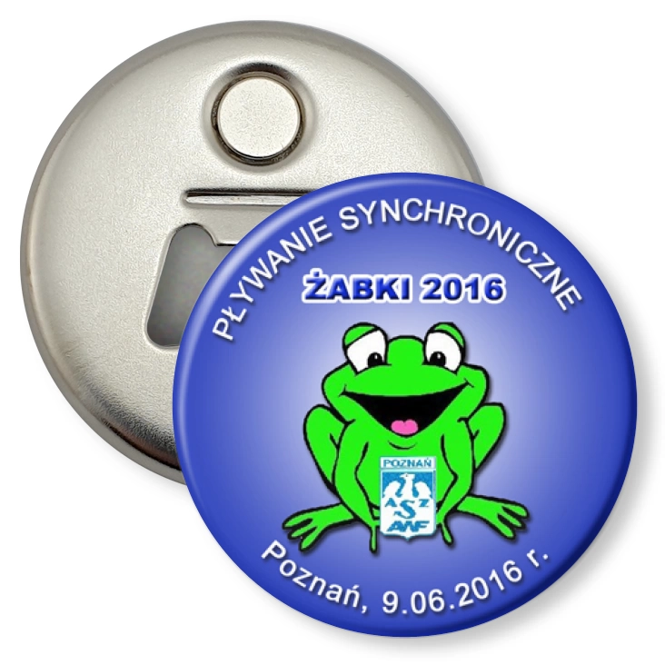 przypinka otwieracz-magnes Pływanie synchroniczne