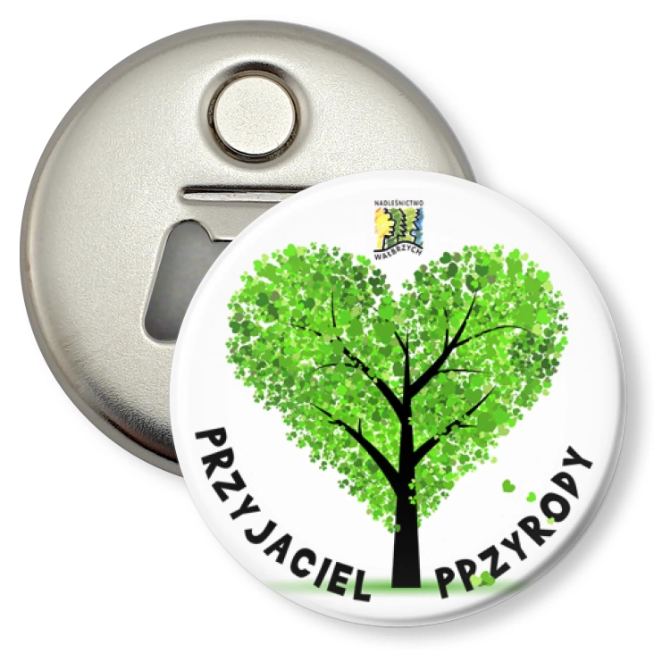 przypinka otwieracz-magnes Przyjaciel Przyrody