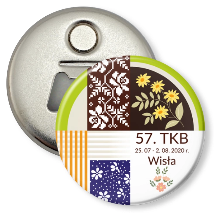 przypinka otwieracz-magnes 57. TKB