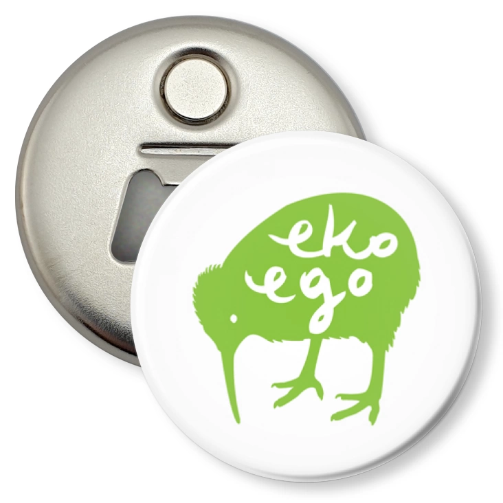przypinka otwieracz-magnes Eko Ego