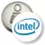 Przypinka otwieracz-magnes Intel