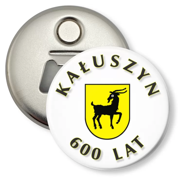 przypinka otwieracz-magnes Kałuszyn