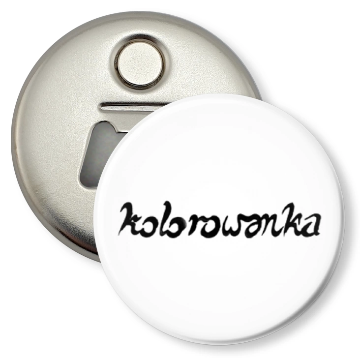 przypinka otwieracz-magnes Kolorowanka