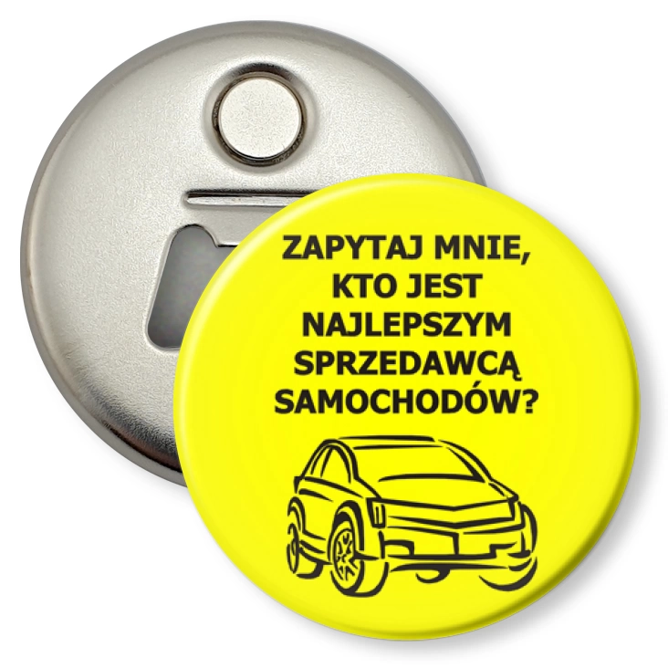 przypinka otwieracz-magnes Opel Niedbała