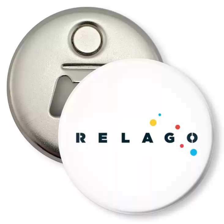 przypinka otwieracz-magnes Relago
