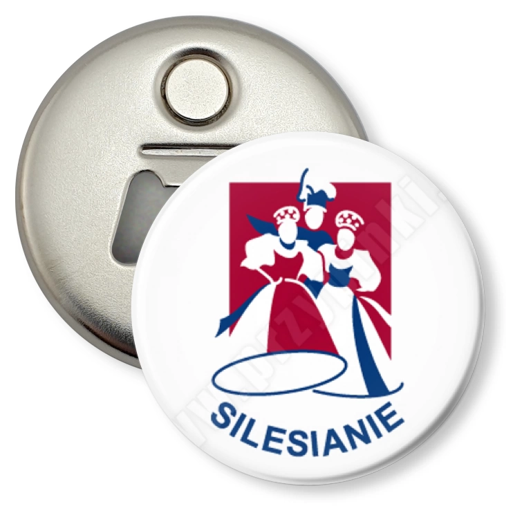 przypinka otwieracz-magnes Silesianie