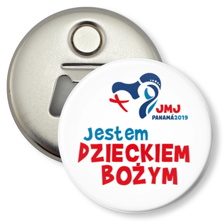 przypinka otwieracz-magnes Światowe Dni Młodzieży Panama 2019