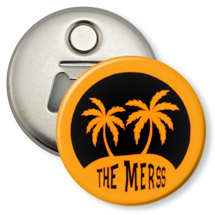 przypinka otwieracz-magnes The Merss