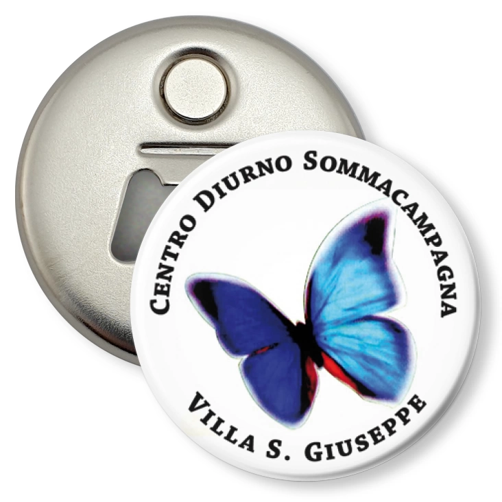 przypinka otwieracz-magnes Villa S.Giuseppe