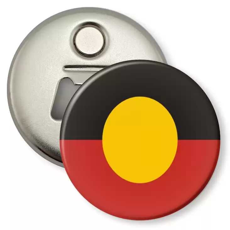 przypinka otwieracz-magnes aborigin
