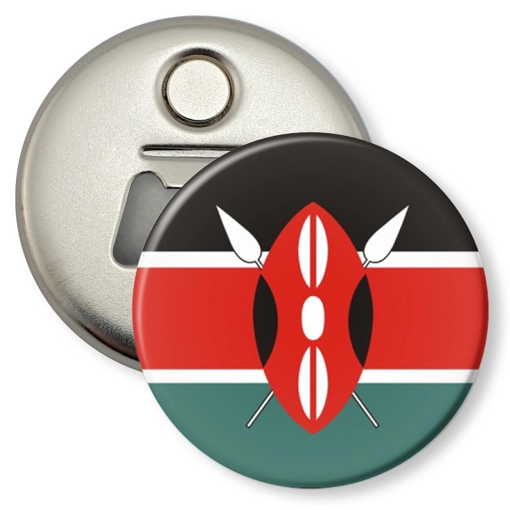 przypinka otwieracz-magnes kenya