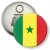 Przypinka otwieracz-magnes Senegal